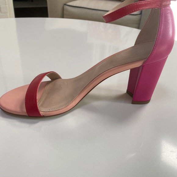 Stuart Weitzman two tone block heel - Picture 12 of 16